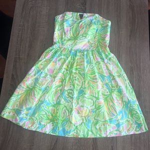 SOLD Lilly Pulitzer Strapless Dress